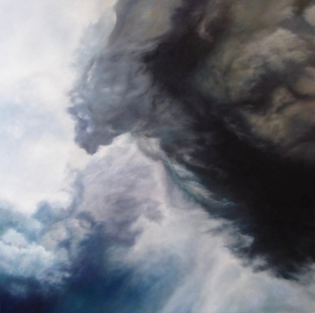 Trouble Brewing 100 x 100 cms